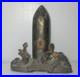 WWII-Imperial-Japanese-Navy-Shell-Vase-Anchor-Sakura-Metal-Ornament-Signed-01-xbh
