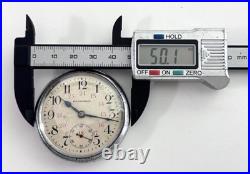 WWII Imperial Japanese Railway Pocket Watch Seikosha 24H Beppu Engraved