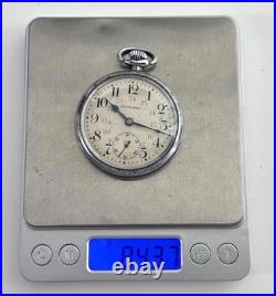 WWII Imperial Japanese Railway Pocket Watch Seikosha 24H Beppu Engraved