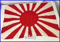 WWII Japanese Army Silk Rayed Flag