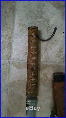 WWII Japanese army sword with scabbarrd