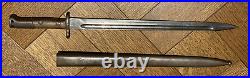 WWII M1924/30 Yugoslavian Mauser Long Bayonet Yugo BT3 Sword Military War Riffle