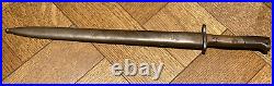 WWII M1924/30 Yugoslavian Mauser Long Bayonet Yugo BT3 Sword Military War Riffle