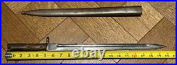 WWII M1924/30 Yugoslavian Mauser Long Bayonet Yugo BT3 Sword Military War Riffle