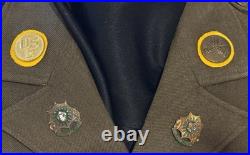 WWII M1926 Spec 8-31B Service Coat MG Troop, 2nd Cavalry Reg 3d Bde 2nd CAV DIV