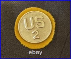 WWII M1926 Spec 8-31B Service Coat MG Troop, 2nd Cavalry Reg 3d Bde 2nd CAV DIV