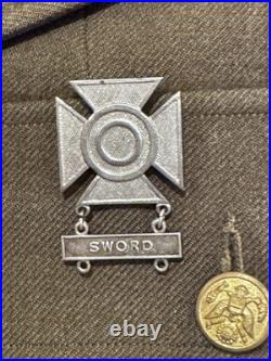 WWII M1926 Spec 8-31B Service Coat MG Troop, 2nd Cavalry Reg 3d Bde 2nd CAV DIV
