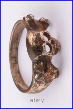 WWII Skull Bones WW2 Ring war period ww1 WWI Battlefield artifact Military art