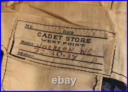 WWII USMA Military Academy West Point Cadet Uniform Coatee 1944 Named & Trousers