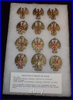 WWII Vintage Variations of Spanish Cap Beret Hat Badges 1939 Franco to Post-75