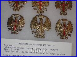 WWII Vintage Variations of Spanish Cap Beret Hat Badges 1939 Franco to Post-75