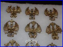 WWII Vintage Variations of Spanish Cap Beret Hat Badges 1939 Franco to Post-75