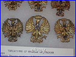 WWII Vintage Variations of Spanish Cap Beret Hat Badges 1939 Franco to Post-75