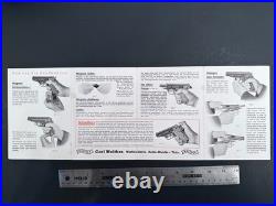 Walther PP & PPK Manual Original Undated German Language Very Fine