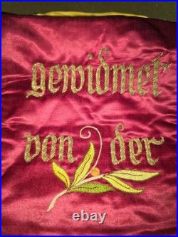 Weimar Republic Dedication Banner Dated 1932 #2