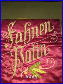Weimar Republic Dedication Banner Dated 1932 #2