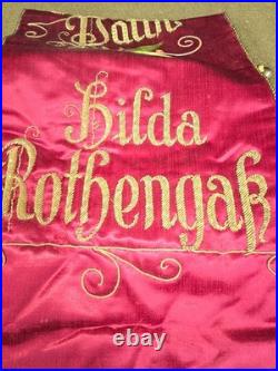 Weimar Republic Dedication Banner Dated 1932 #2