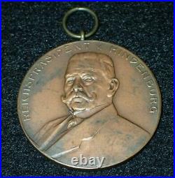 Weimar Republic German Reich President Hindenburg Medal C/31 XV PR Original Rare