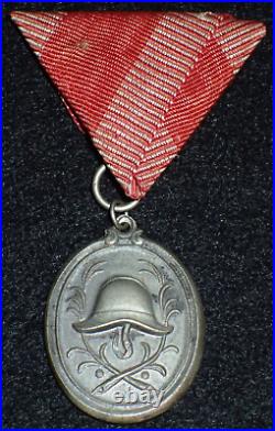 Weimar Republic Interwar Era Bavarian State 25 Year Fire & Police Service Medal