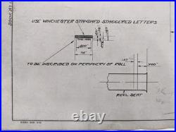 Winchester Hardware Related Original Linen Drawings (1919-1923) Total of 3