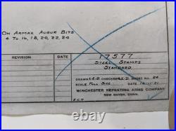 Winchester Hardware Related Original Linen Drawings (1919-1923) Total of 3