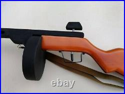 World War2 Sub machine Shpagin PPSH41 Russian gun wooden designer gift for him