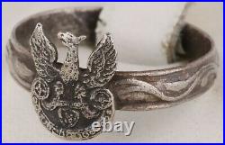 Ww1 POLAND Ring LEGIONER Eagle Polish Army 1919-1922 Sterling SILVER 84 Badge PL
