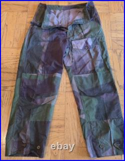 Ww2 French Indochina 47/53 British English Windproof Camo Pants Gged& Zippered