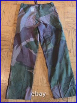 Ww2 French Indochina 47/53 British English Windproof Camo Pants Gged& Zippered