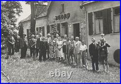 Ww2 German National Socialist Local Headquarters 1941 Photo Postcard Rppc