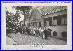 Ww2 German National Socialist Local Headquarters 1941 Photo Postcard Rppc