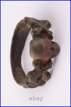 Ww2 WWII Skull double cross bones Ring war period ww1 WWI Battlefield artifact M