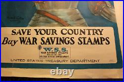 Wwi Poster Joan Of Arc Saved France Save Your Country Buy War Savings Stamps