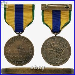 Wwi U. S. Navy Mexico Service Campaign Medal Wrap Brooch (northern Stamp Corp.)