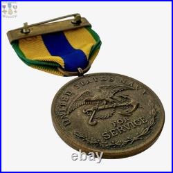Wwi U. S. Navy Mexico Service Campaign Medal Wrap Brooch (northern Stamp Corp.)