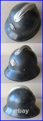 Wwii Czechoslovak Army Helmet M29 / Special Firefighter Corps