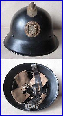 Wwii Military Czechoslovak Army Helmet M29 1929 / Very Good Condition