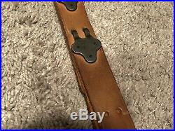 Wwii Usgi M1907 Leather Sling Original Milsco For M1 Garand Dated 1944 Great