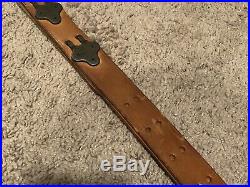 Wwii Usgi M1907 Leather Sling Original Milsco For M1 Garand Dated 1944 Great