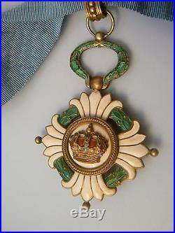 YUGOSLAVIA, SERBIA KINGDOM, ORDER OF THE CROWN, COMMANDER, beautiful, very rare