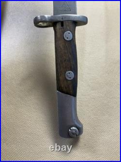 Yugo BT3 M1924/30 Mauser Rifle Bayonet