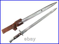 Yugoslav M1924 Mauser Long Bayonet With Frog (Bayonet Fits Any 98 Type Mauser)