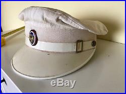 Yugoslavia Kingdom pre WWII army officer summer visor Cap hat serbia old peaked