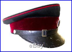 Yugoslavia Kingdom pre WWII dress GUARDS officer visor Cap hat serbia old peaked