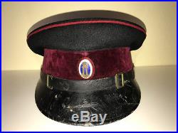 Yugoslavia Kingdom pre WWII dress army officer visor Cap hat serbia old peaked