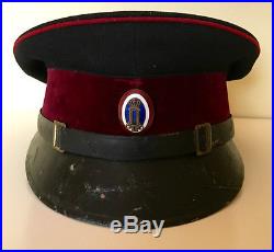 Yugoslavia Kingdom pre WWII dress army officer visor Cap hat serbia old peaked