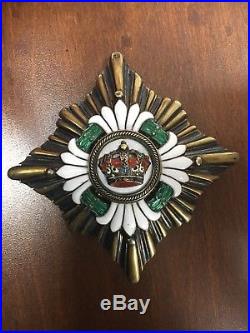 Yugoslavia Order of the Crown Grand Cross Badge medal
