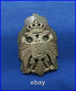 Yugoslavia Serbia Kingdom Chetnik Wwii Cap Badge Cockade