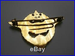 Yugoslavia gold 750 Pilot Badge -Military Air Force (missing red star) very rare