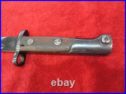 Yugoslavian Model 1924 (AT3) Long Bayonet with matching # Scabbard
